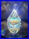 Dichroic Crystal Optic Art Glass Storms Paperweight Kaleidescope Chakras Pyramid