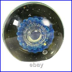 EICKHOLT STUDIO ART GLASS PAPERWEIGHT DICHROIC LARGE Paperweight