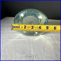 EICKHOLT STUDIO ART GLASS PAPERWEIGHT DICHROIC LARGE Paperweight