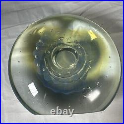 EICKHOLT STUDIO ART GLASS PAPERWEIGHT DICHROIC LARGE Paperweight