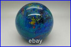 Fenton Art Glass Rare Large Art Glass Paperweight From Estate Must See