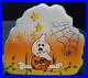 Fenton LE Hand Painted Halloween Ghost Iceberg Paperweight Barley #2/7 (2020) EX