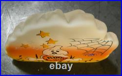 Fenton LE Hand Painted Halloween Ghost Iceberg Paperweight Barley #2/7 (2020) EX