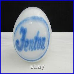 Fenton Milk Glass Dave Fetty Fenton Hand Blown Egg Paperweight 2004 W98