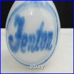 Fenton Milk Glass Dave Fetty Fenton Hand Blown Egg Paperweight 2004 W98