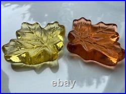 Fire and Light Recycled Glass Maple Leaves