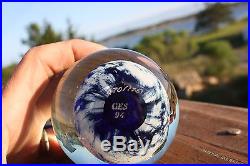 Glass Eye Studio Ges 94 Celestial Planet Series''mars'' Paperweight Excellent