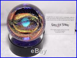 Glass Eye Studio God's Eye 517f Celestial Series Paperweight New