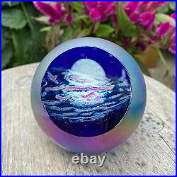 Glass Eye Studio GES Planetary Paperweight Goodnight Moon