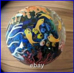 Gorgeous 3 inch Glass Marble Paperweight by Cathy Richardson WOW