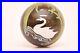 Grant Randolph Studios Art Glass Paperweight Signed 80/5421 Swan Pictorial Bird