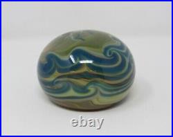 Grant Randolph Studios Glass Paperweight Signed Vintage