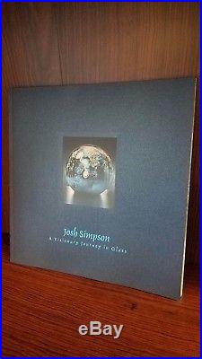 JOSH SIMPSON 3.5 Megaplanet Art Glass Unique Paperweight