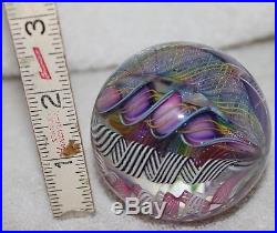 James Alloway Contemporary Art Glass Marble #2479 2-1/2 Inch's -HUGE-