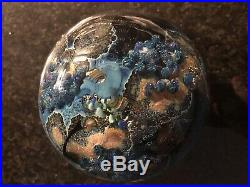 Josh Simpson Inhabited Mega Planet Paperweight Early Large 4 Signed
