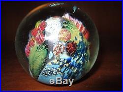 Josh Simpson Signed 1991 Inhabited Planet 3 Paperweight