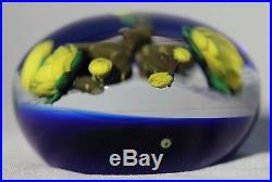 LARGE Alluring PAUL STANKARD Blooming PRICKY Pear CACTUS Art Glass PAPERWEIGHT