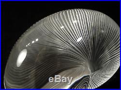 LARGE BACCARAT France Crystal Art Glass NAUTILUS Shell Paperweight SCULPTURE NR