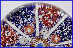 LARGE Beautiful SAINT LOUIS Antique JASPER Art GLASS Panel PAPERWEIGHT