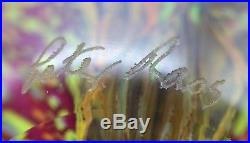 LARGE Marvelous PETER RAOS Tropical FISH AQUARIUM Art Glass PAPERWEIGHT 3.8