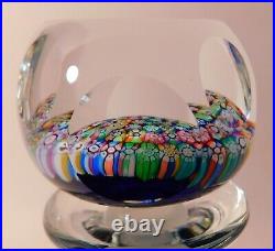 LOVELY& SCARCE Perthshire PP15 PATTERNED MILLEFIORI ArtGlass Paperweight INKWELL
