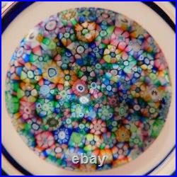LOVELY& SCARCE Perthshire PP15 PATTERNED MILLEFIORI ArtGlass Paperweight INKWELL