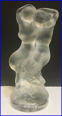 Lalique Crystal Paperweight 5 1/2 High, Young Nude Maiden