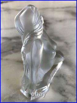 Lalique Paris Theano Mermaid Figurine Ornament Paperweight Used
