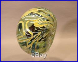 Large 1973 Charles Lotton Doorstop Paperweight Ivy Leaves & Vines Art Nouveau