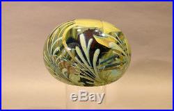 Large 1973 Charles Lotton Doorstop Paperweight Ivy Leaves & Vines Art Nouveau
