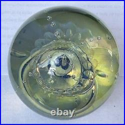 Large Eichkolt Art Glass Sommerso Foutain Paperweight