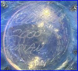 Large Eichkolt Art Glass Sommerso Foutain Paperweight