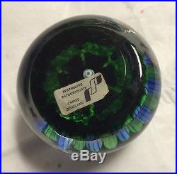 Lg. Millefiori Perthshire Paperweight, PP95, Dated, Restricted, with Certificate