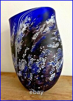Martin Andrews Studio Art Glass'Stone Series' Vase signed & dated 2007