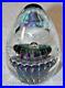 Matum Studios 1989 Studio Dichroic Blown Art Glass Paperweight 3.5