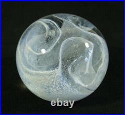 Michael Nourot Art Glass SC 09 07 BG Controlled Paperweight Signed and Numbered