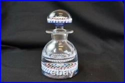 Millefiori Decanter Glass Inkwell Paperweight JP&S (W) Ltd. England 6