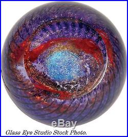 NEW 2016, Celestial God's Eye Paperweight by Glass Eye Studio, Made In USA 517F