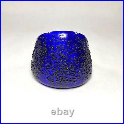 Neptune Hot Glass Dichroic Glass Paperweight B. DAVIS Signed Faceted