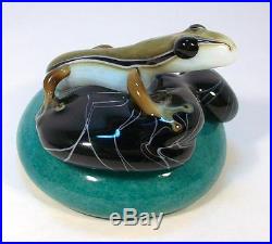 ORIENT & FLUME Retired LIZARD GECKO Glass Paperweight LE #15/300 by Smallhouse