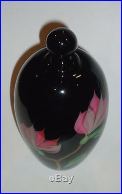 ORIENT & FLUME Vintage Art Glass PERFUME BOTTLE Paperweight Ed ALEXANDER signed