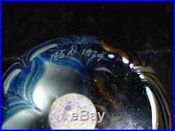 Orient And Flume Early 1979 Signed Glass Paperweight
