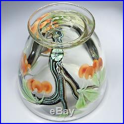 Orient & Flume Beyers Seaira Studio Art Glass Paperweight Cherries Vase