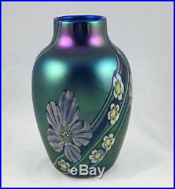 Orient & Flume Iridescent Blue Vase