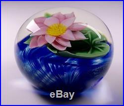 Orient and Flume Studio Art Glass Paperweight Signed Sillars Limited Edition