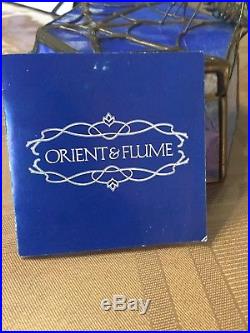 Orient and flume art glass paperweight/Trinket Box