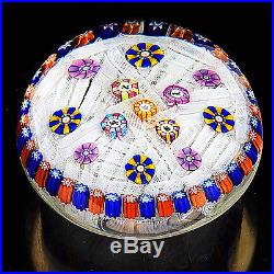 PERTHSHIRE 1989 PP11 Millefiori on Lace withPicture Canes L/E