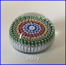 PERTHSHIRE PAPERWEIGHT MILLEFIORI, PICTURE CANE, LTD EDITION PP 235 SIGNED