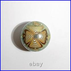 Paperweight Zephyr Studio Art Glass 1976 signed vintage rare