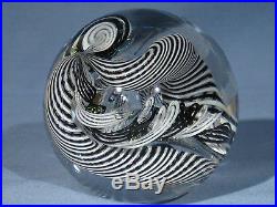 Paperweights Contemporary Art Glass Alloway 3.05 inch Dichroic Quadmania #357